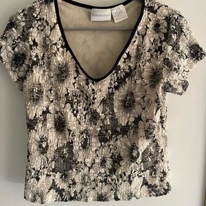 Worthington crop top womens size L